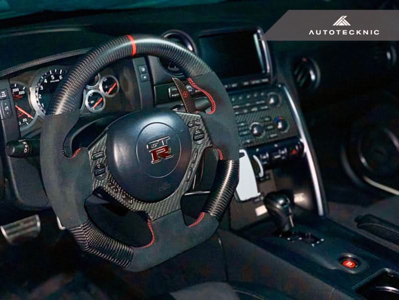 AutoTecknic Carbon Fiber Steering Wheel - Nissan R35 GTR 2009-2017