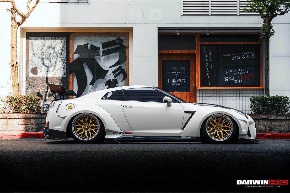 DarwinPRO 2008-2023 Nissan GTR R35 CBA DBA EBA BKSSII Style Partial Carbon Fiber Full Wide Body Kit