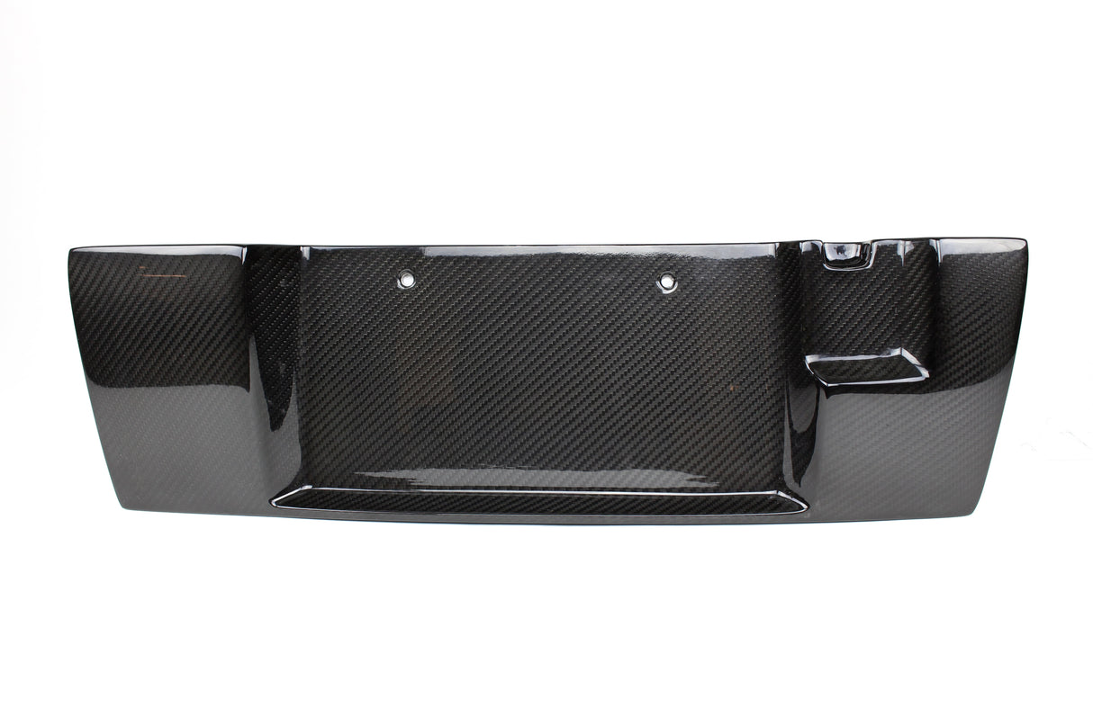 Carbon Fiber Nissan GTR R35 License Plate Backing 2012-2016