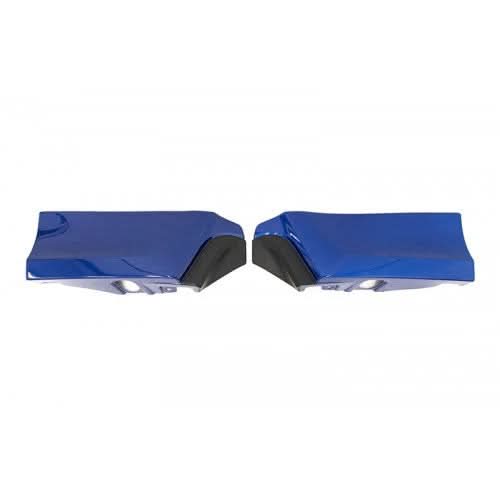 OLM Paint Matched JDM Style Rear Splash Guards (Galaxy Blue Pearl) - 2015-2021 WRX / STI