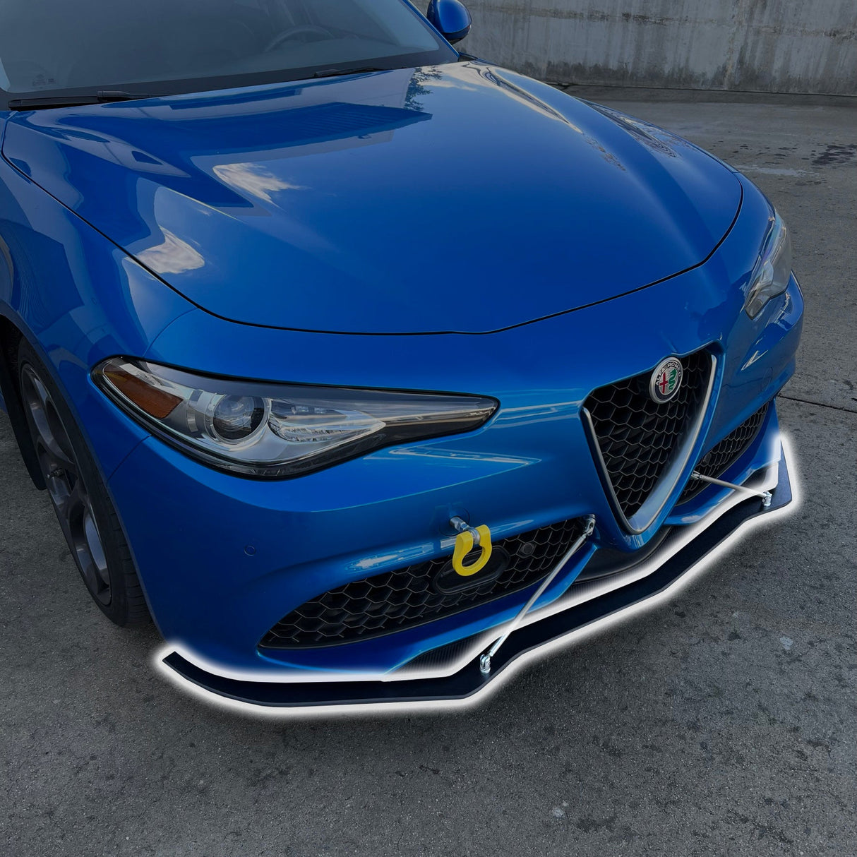 Alfa Romeo Giulia 16-23 Splitter Extension