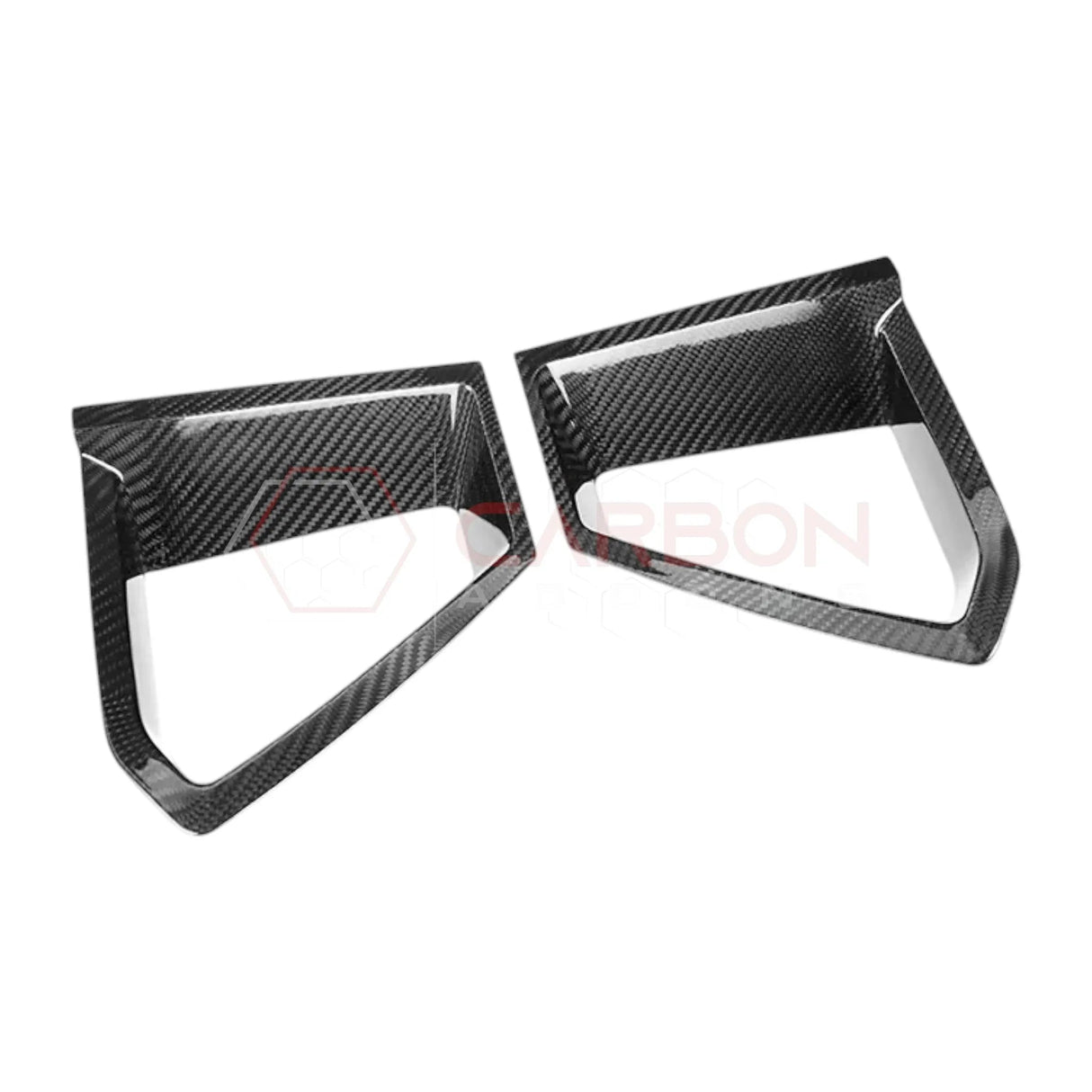 2024+ S650 Mustang GT Real Carbon Fiber Grill Insert Covers