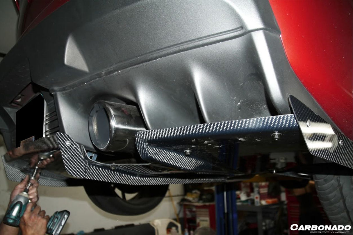 2008-2016 Mitsubishi Evolution EVO 10 X VRS Style Carbon Fiber Rear Diffuser