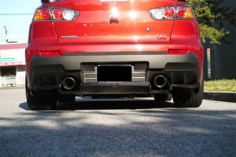 2008-2016 Mitsubishi Evolution EVO 10 X VRS Style Carbon Fiber Rear Diffuser