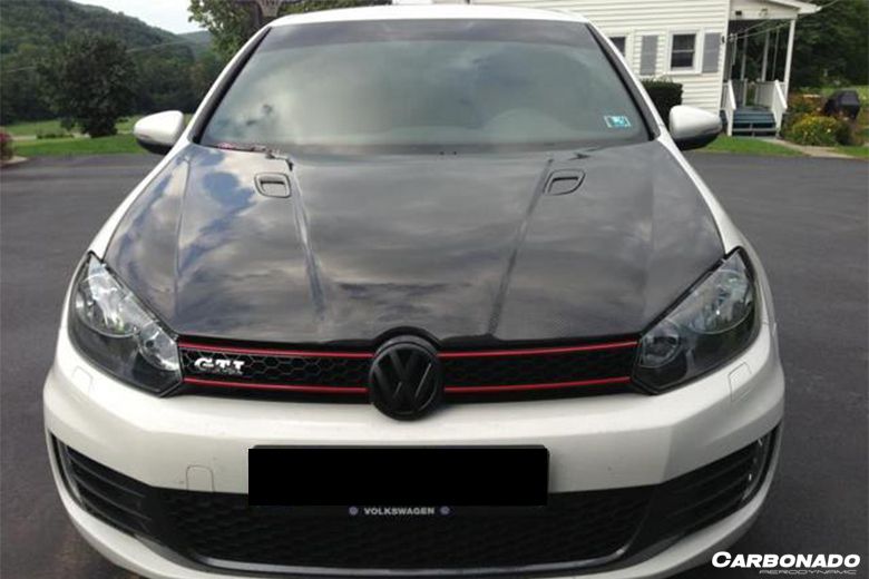 2010-2013 Volkswagen Golf 6 R20 GTI Rz Style Hood