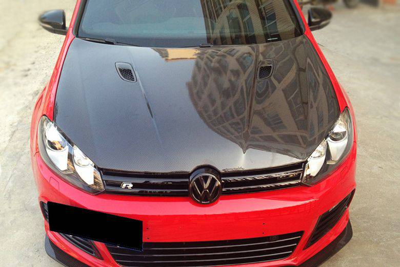 2010-2013 Volkswagen Golf 6 R20 GTI Rz Style Hood