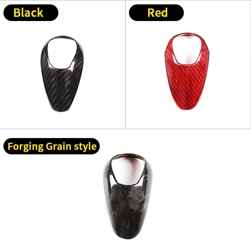 Carbon Fiber Gear Shifter Handle Cover – BMW M2 F87 / M3 F80 / M4 F82 / M5 F10 / X5M F85 / X6M F86