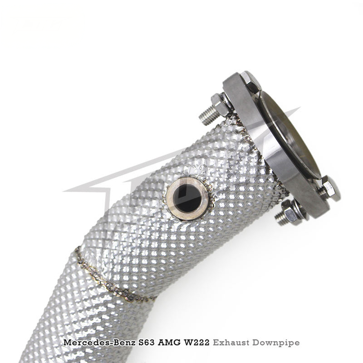 High‑Flow Catted Stainless Steel Downpipe for Mercedes Benz S63 AMG W222 5.5T