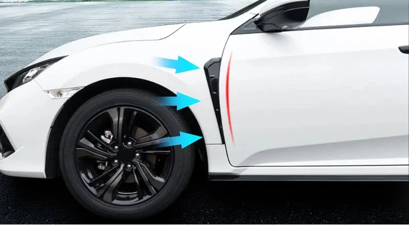Universal Side Fender Vent Covers – Air Vent Wing Trim for Cars, SUVs & Trucks | Exterior Styling Upgrade (Pair)