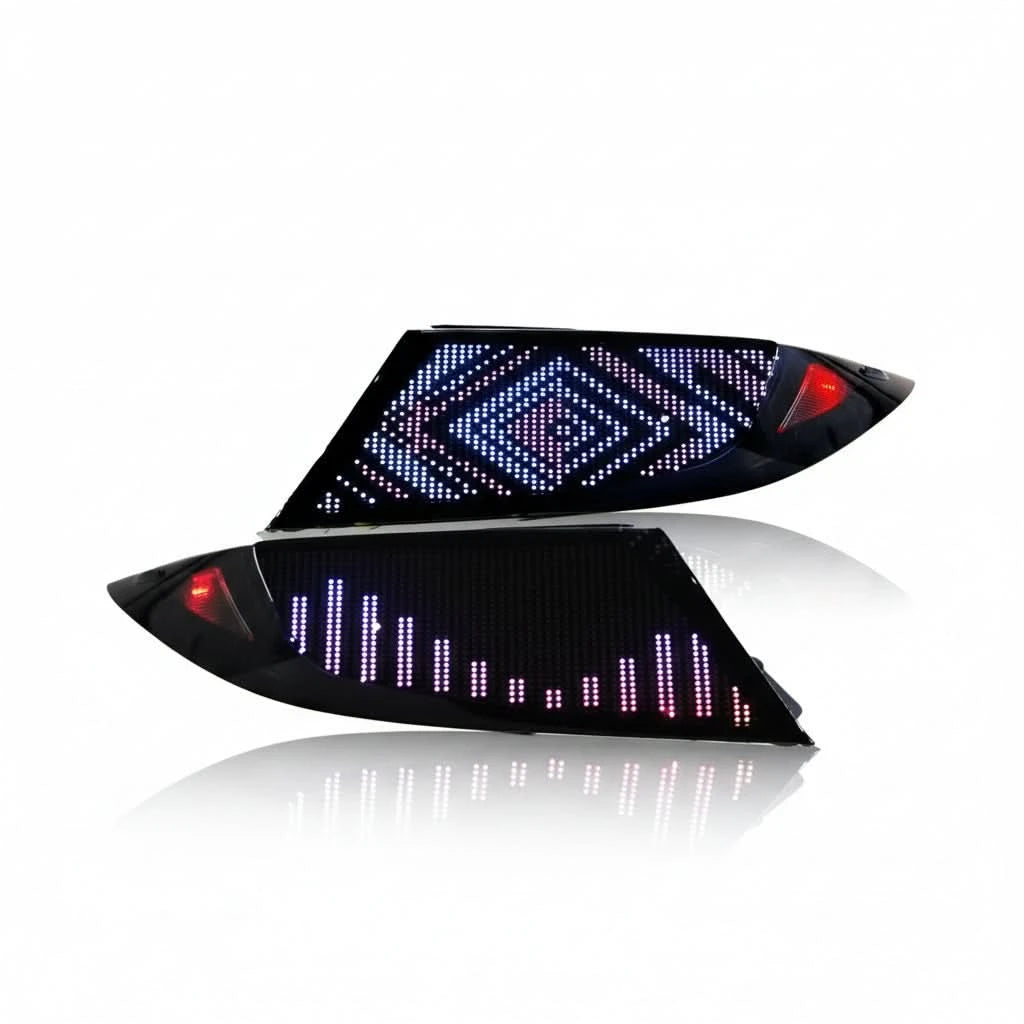 LED Tail Lights for Toyota 86 / GR86 & Subaru BRZ (2021+) – Smoked Lens, App-Controlled Animation