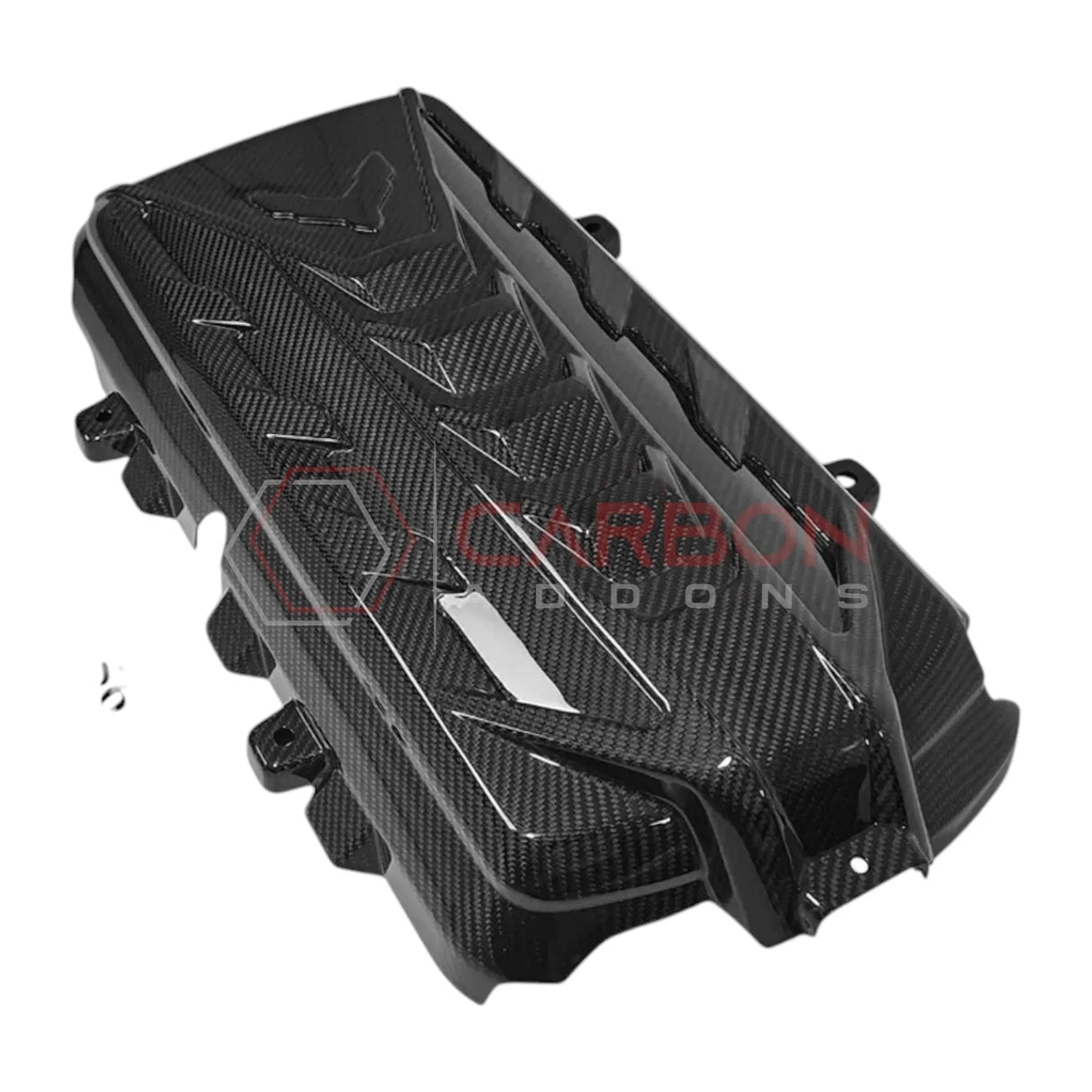 C8 Corvette Stingray Carbon Fiber Engine Cover | Direct OEM Replacement (2020–2024)