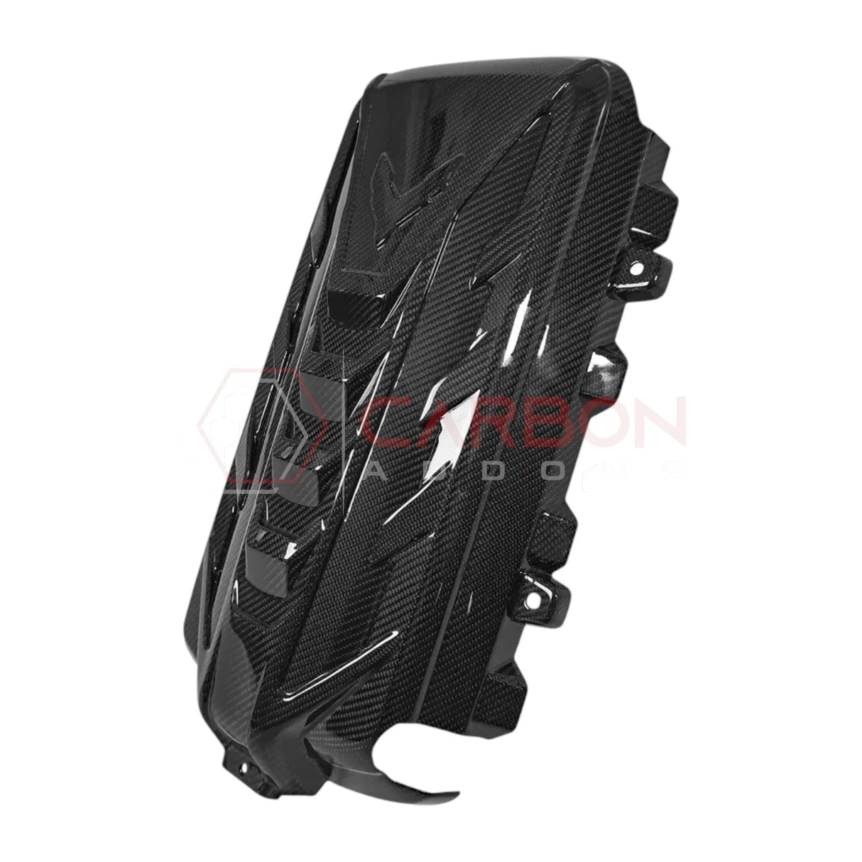 C8 Corvette Stingray Carbon Fiber Engine Cover | Direct OEM Replacement (2020–2024)