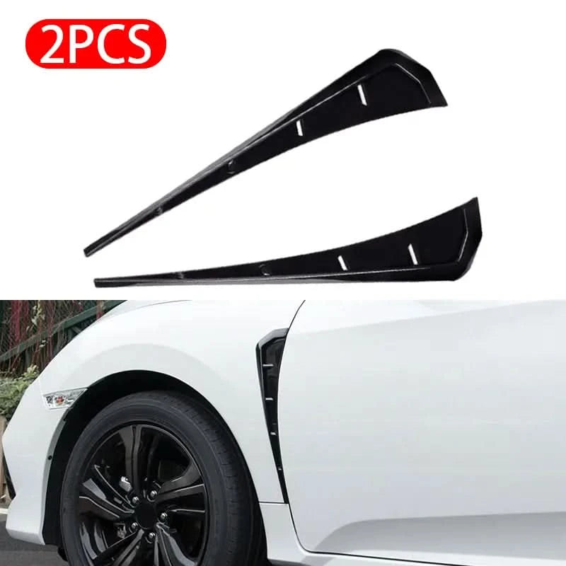 Universal Side Fender Vent Covers – Air Vent Wing Trim for Cars, SUVs & Trucks | Exterior Styling Upgrade (Pair)