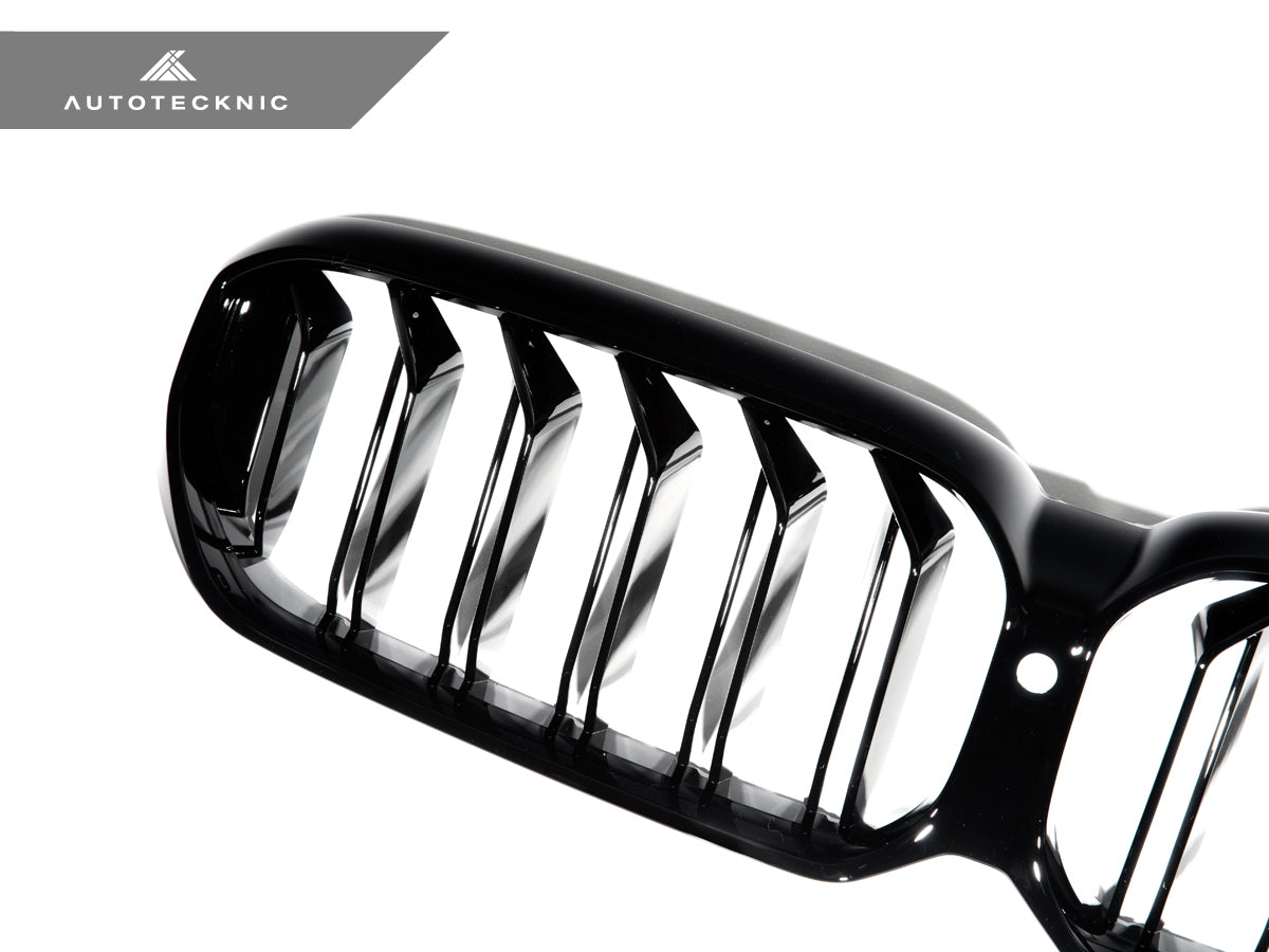 AutoTecknic Gloss Black Front Grille - F90 M5 LCI | G30 5-Series LCI