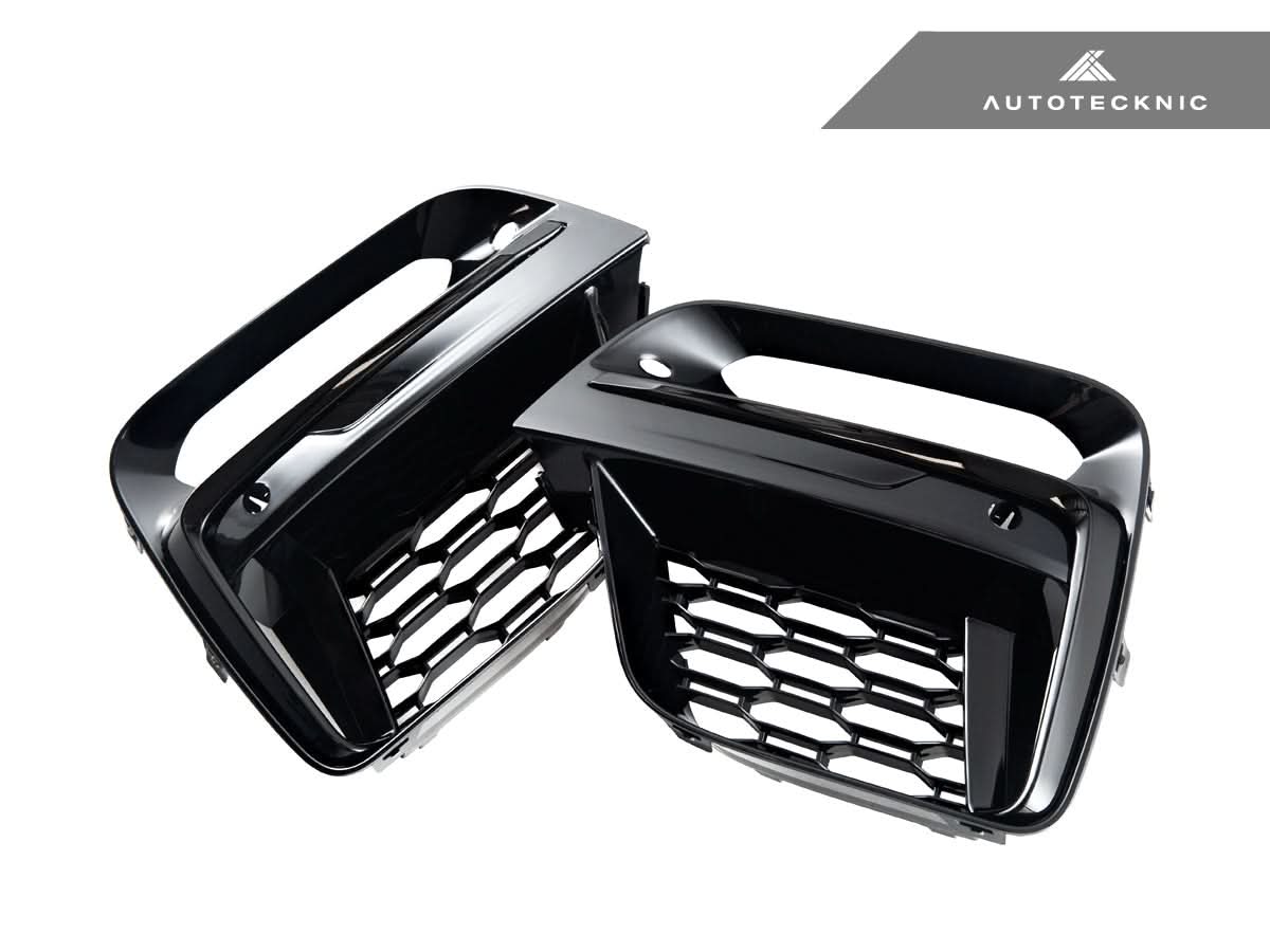 AutoTecknic Gloss Black Lower Grille Trim Set - G01 X3 | G02 X4 M40I Pre-LCI