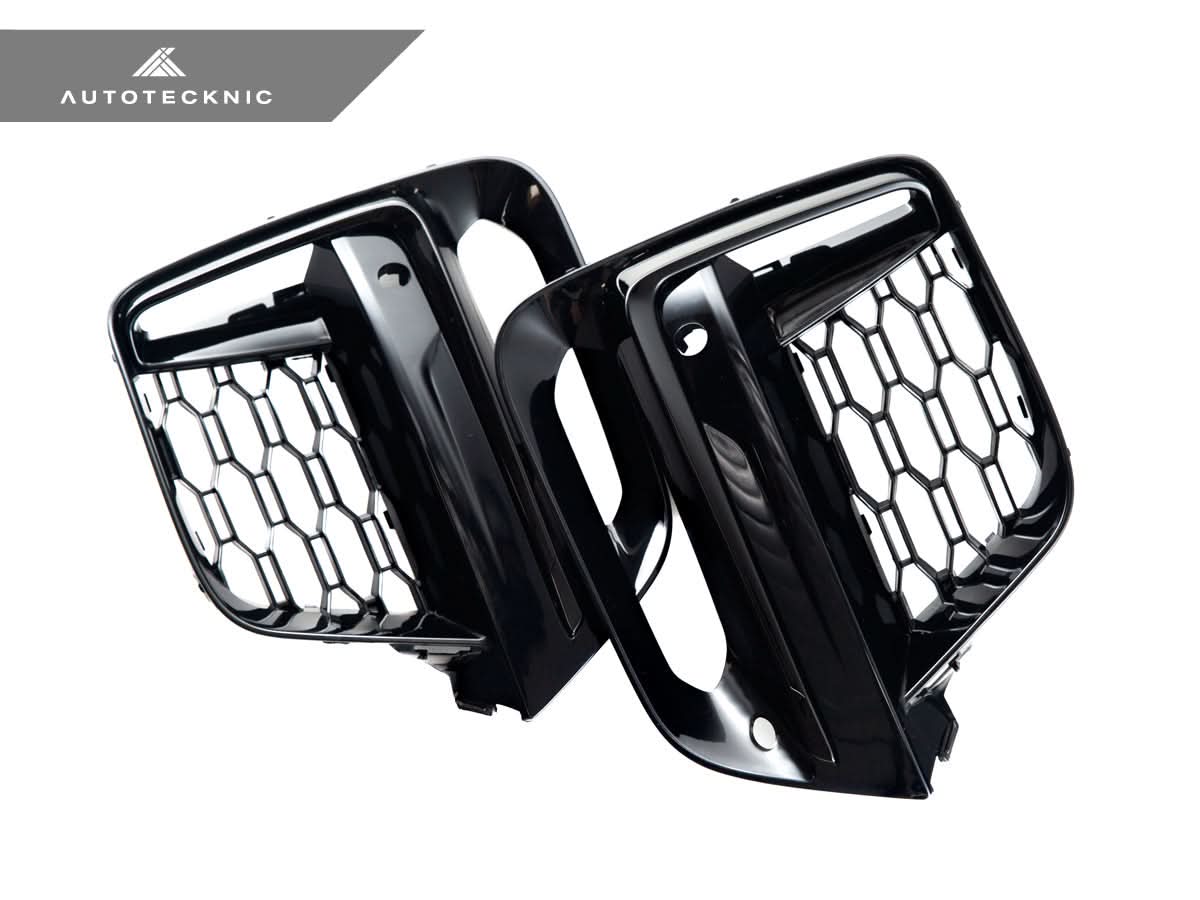 AutoTecknic Gloss Black Lower Grille Trim Set - G01 X3 | G02 X4 M40I Pre-LCI