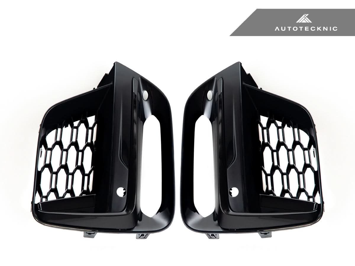 AutoTecknic Gloss Black Lower Grille Trim Set - G01 X3 | G02 X4 M40I Pre-LCI