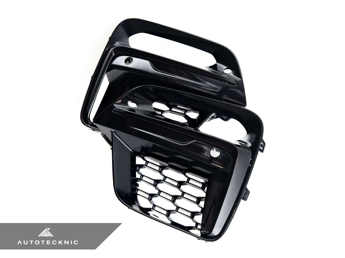 AutoTecknic Gloss Black Lower Grille Trim Set - G01 X3 | G02 X4 M40I Pre-LCI