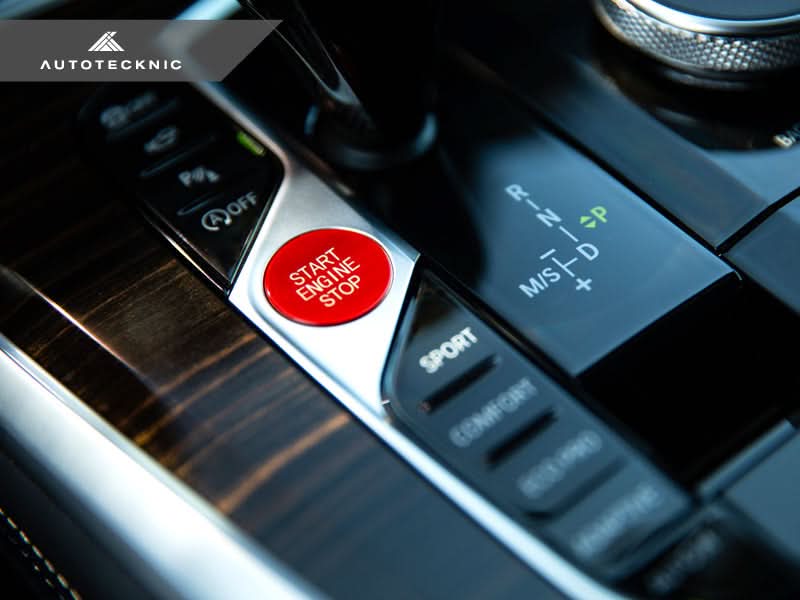 AutoTecknic Red Start Stop Button - BMW F40 1-Series | F44 2-Series Gran Coupe