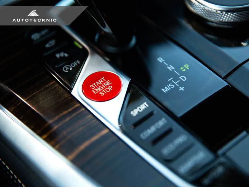 AutoTecknic Red Start Stop Button - BMW G01 X3 | G02 X4 LCI