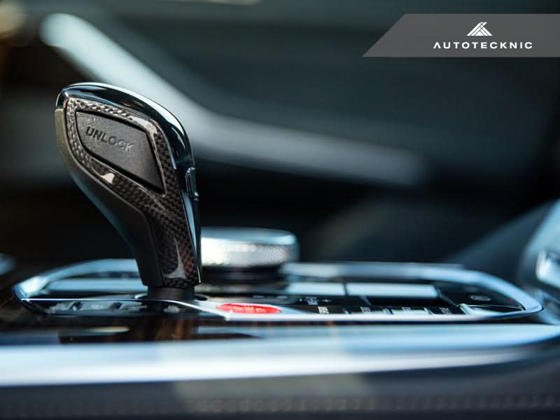 AutoTecknic Carbon Fiber Gear Selector Side Trims - G22 4-Series