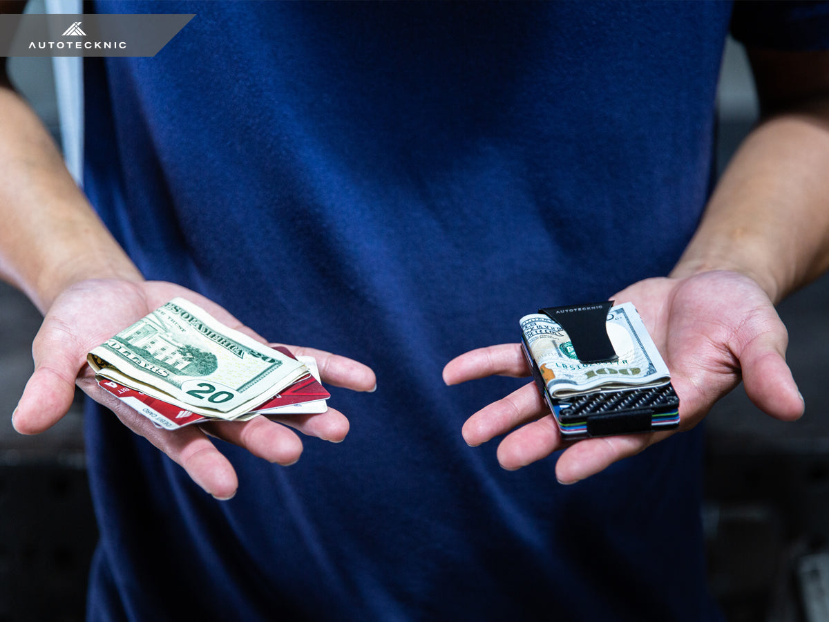 AutoTecknic Dry Carbon Fiber Cascade Wallet
