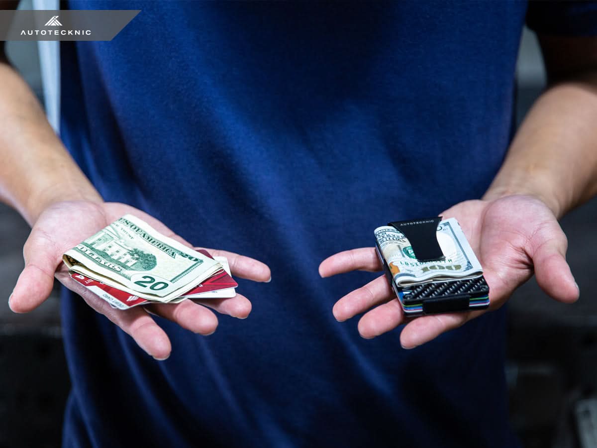 AutoTecknic Dry Carbon Fiber Cascade Wallet