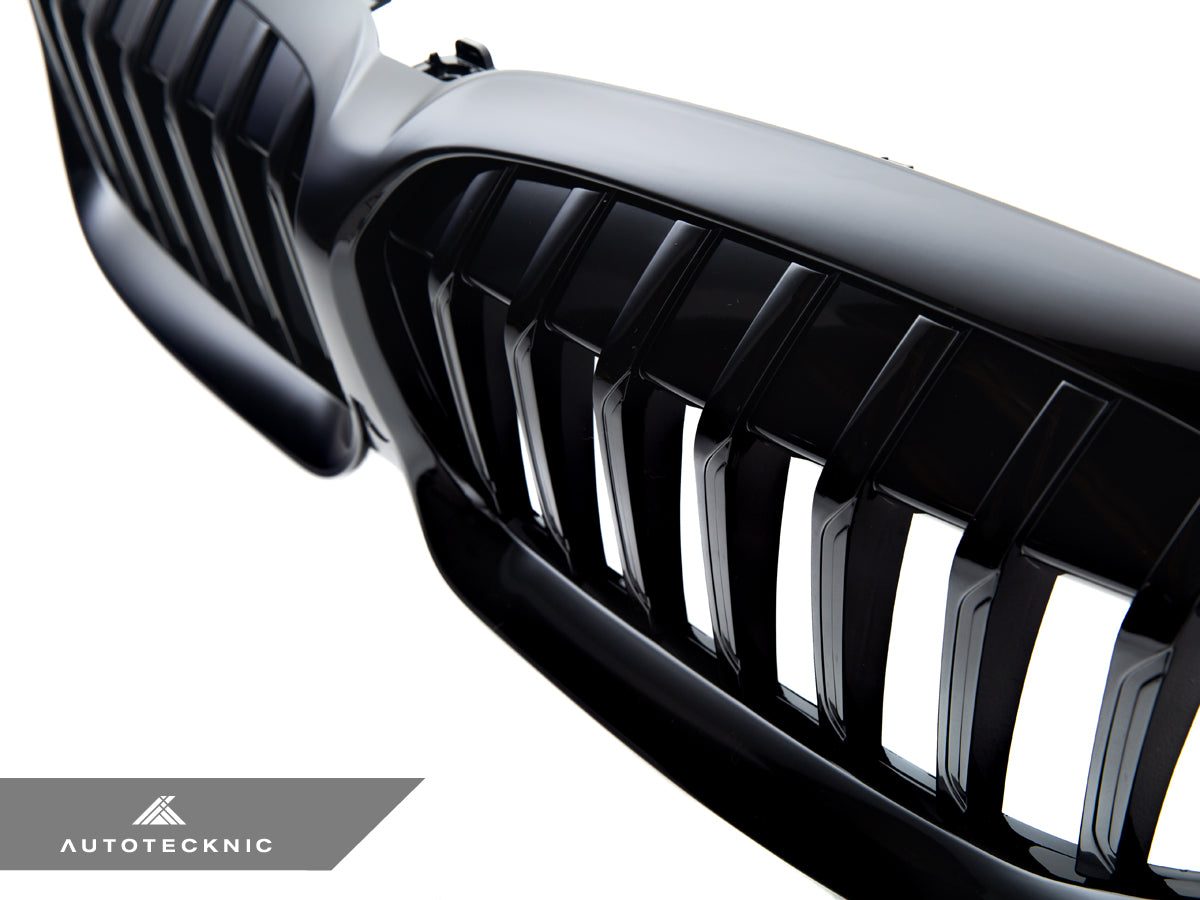 AutoTecknic Gloss Black Front Grille - G20 3-Series Pre-LCI