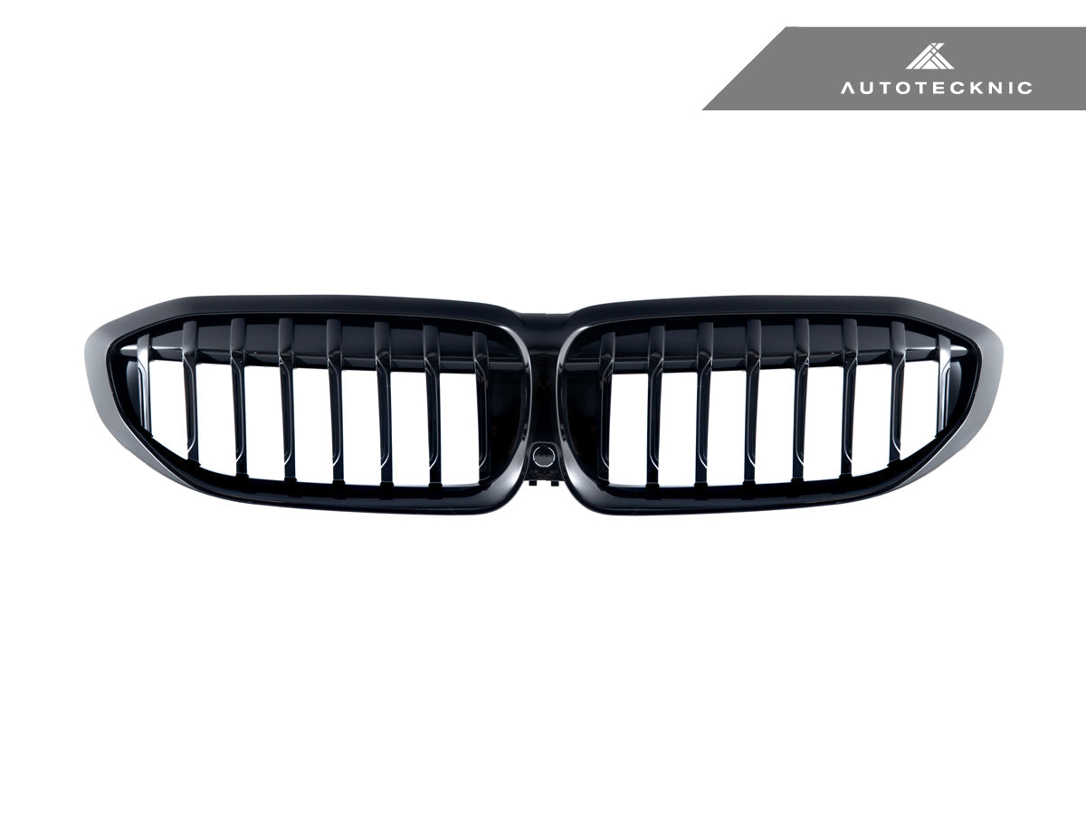 AutoTecknic Gloss Black Front Grille - G20 3-Series Pre-LCI