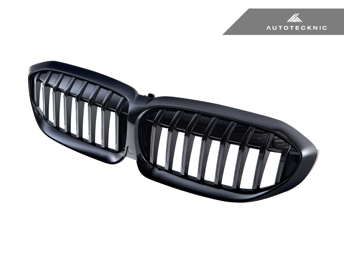 AutoTecknic Gloss Black Front Grille - G20 3-Series Pre-LCI