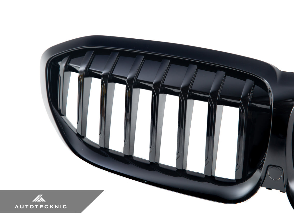 AutoTecknic Gloss Black Front Grille - G20 3-Series Pre-LCI