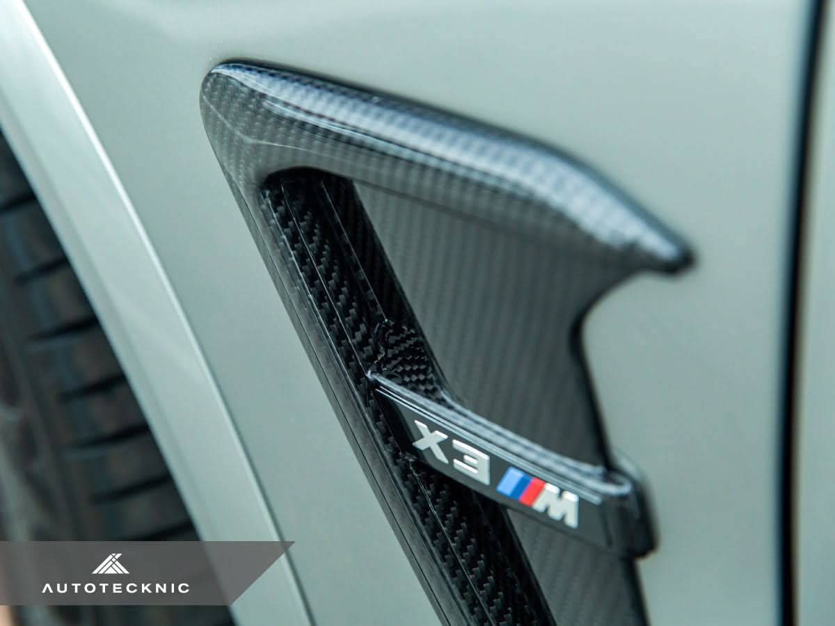 AutoTecknic Dry Carbon Fiber Fender Trim Set - F97 X3M | F98 X4M | G01 X3 | G02 X4