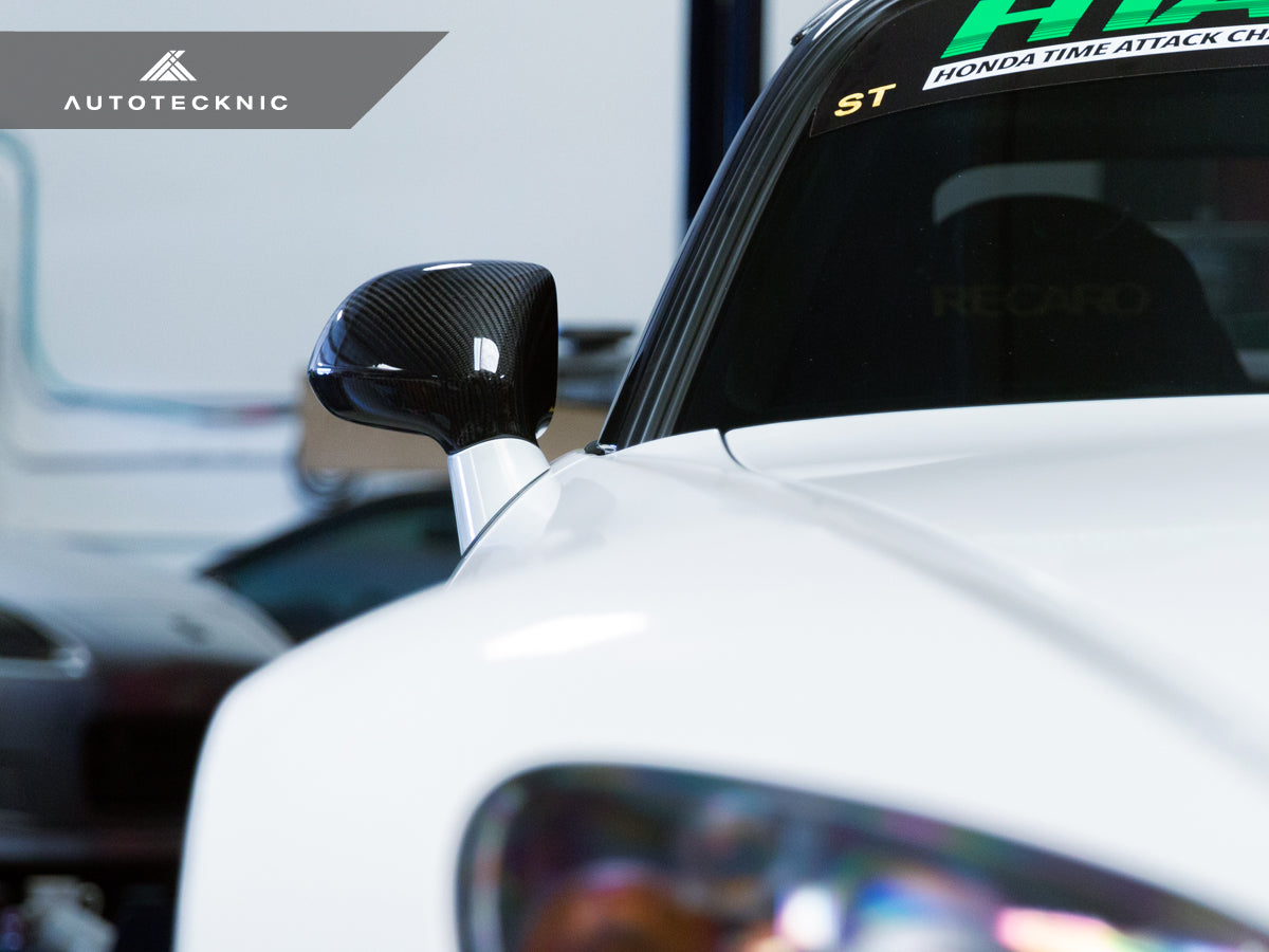 AutoTecknic Replacement Dry Carbon Mirror Covers - Honda S2000