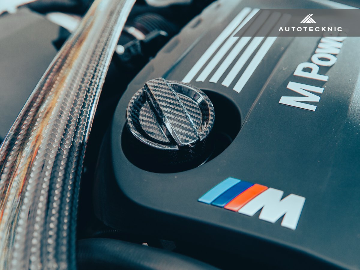 AutoTecknic Dry Carbon Competition Oil Cap Cover - E84 X1