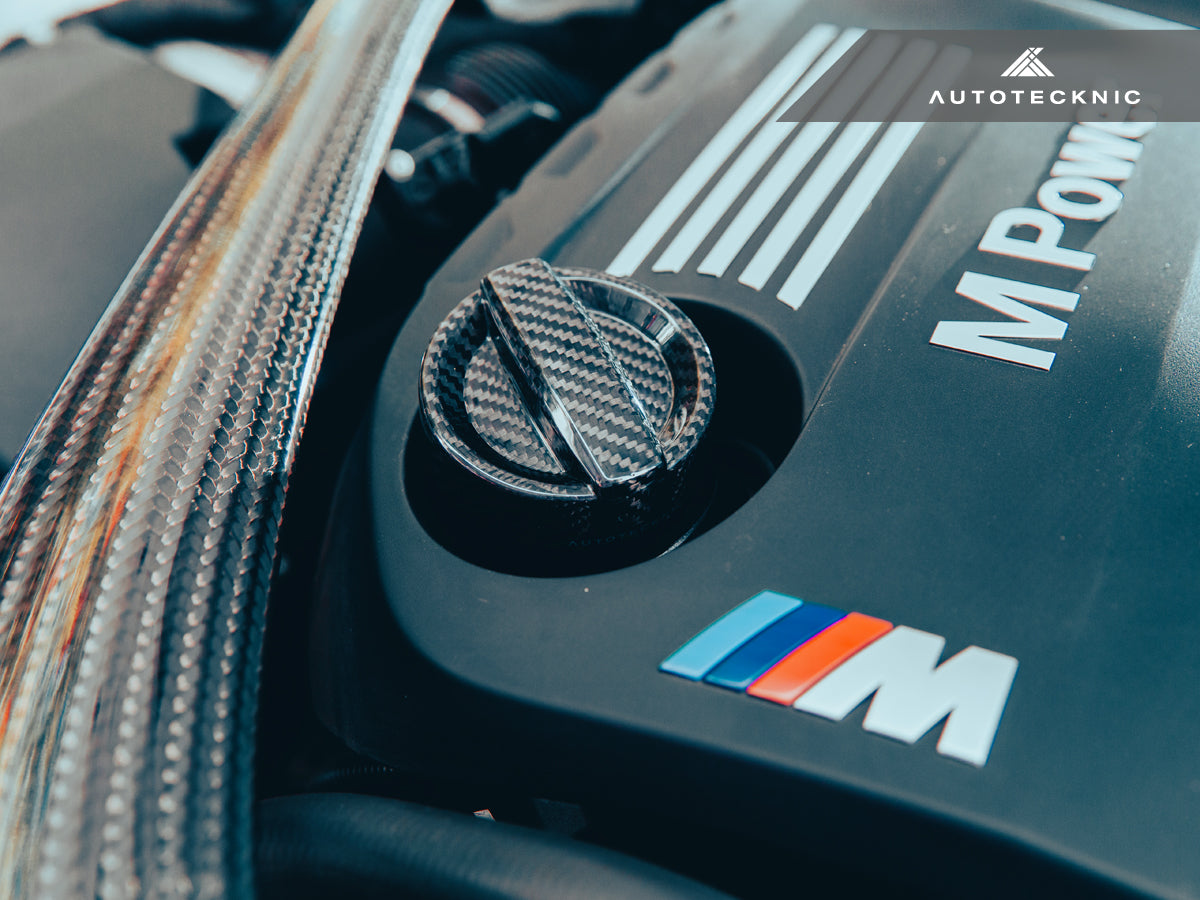 AutoTecknic Dry Carbon Competition Oil Cap Cover - F91/ F92/ F93 M8