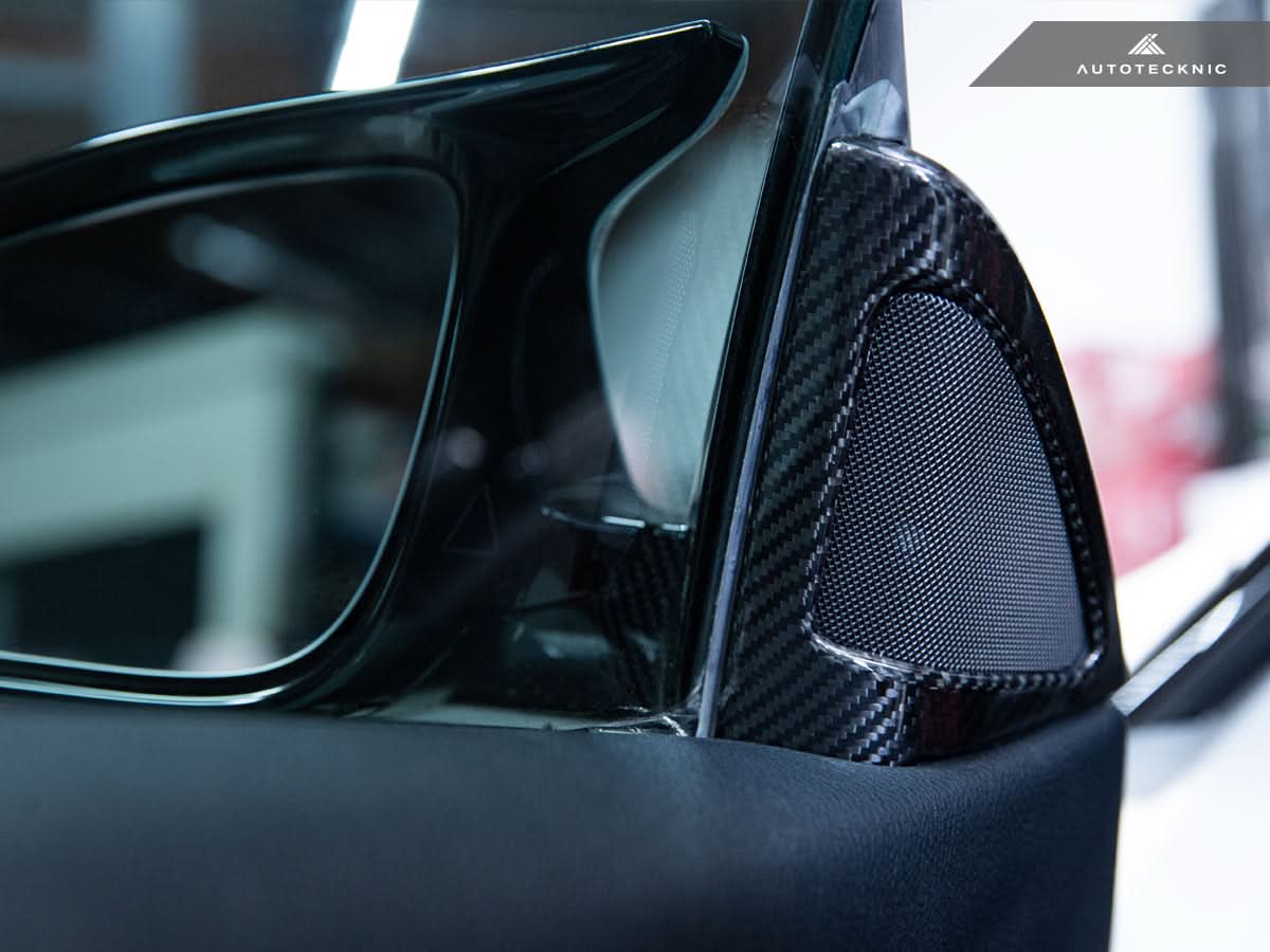 AutoTecknic Carbon Fiber Speaker Tweeter Cover - BMW F32/ F33/ F36 4-Series