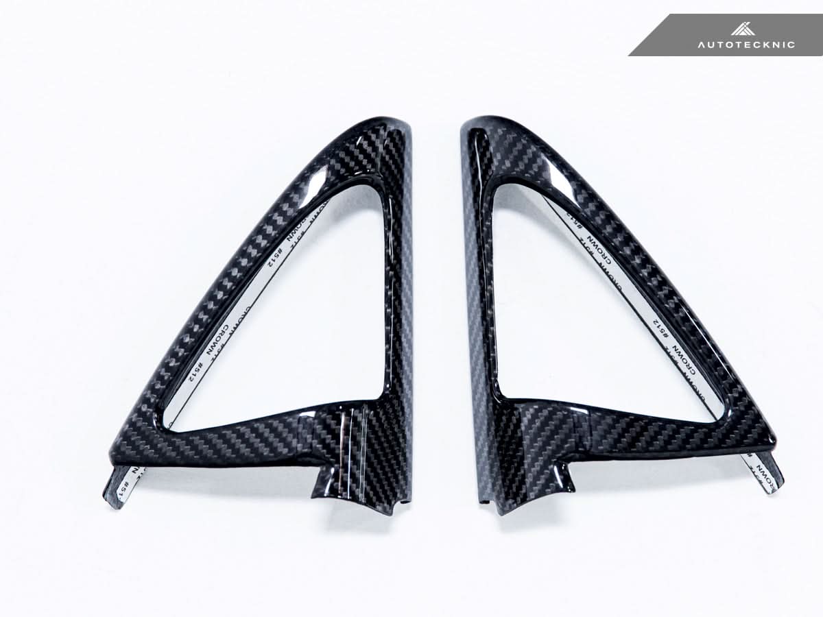 AutoTecknic Carbon Fiber Speaker Tweeter Cover - BMW F32/ F33/ F36 4-Series