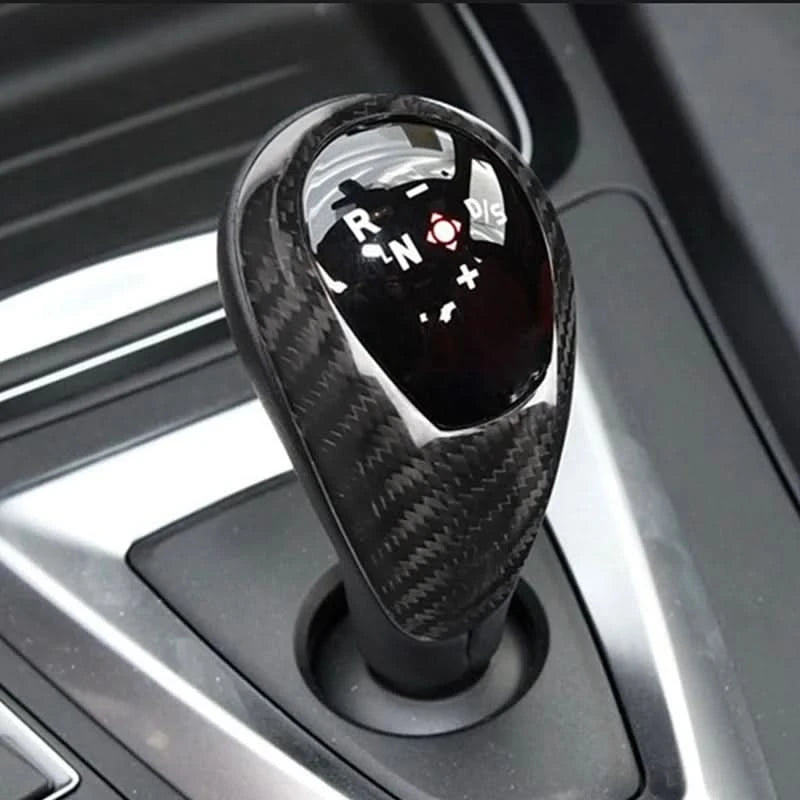 Carbon Fiber Gear Shifter Handle Cover – BMW M2 F87 / M3 F80 / M4 F82 / M5 F10 / X5M F85 / X6M F86