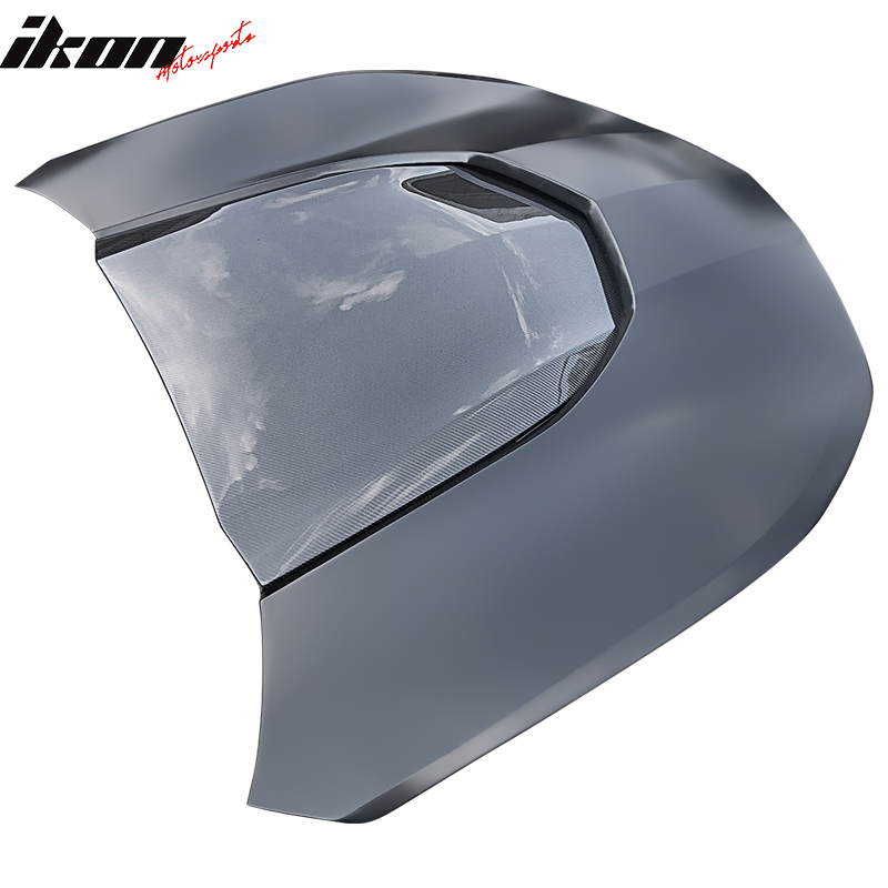 2016-2024 Chevy Camaro ZL1 Black Car Hood Guards Aluminum CF