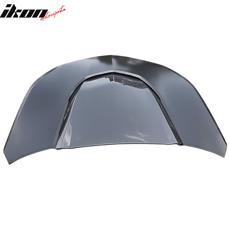 2016-2024 Chevy Camaro ZL1 Black Car Hood Guards Aluminum CF