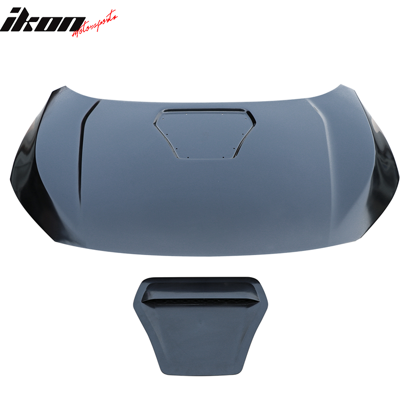 2016-2020 Honda Civic 2/4/5Dr Car Hood Type R Style Unpainted Steel