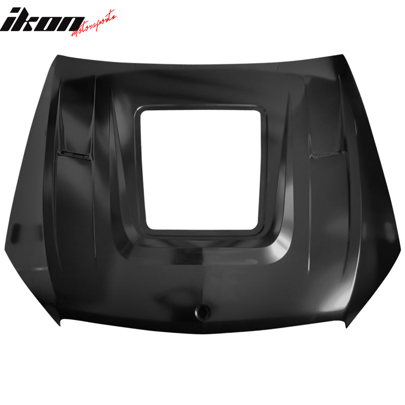 2015-2020 Mercedes Benz W205 Transparent Vented Car Hood Iron