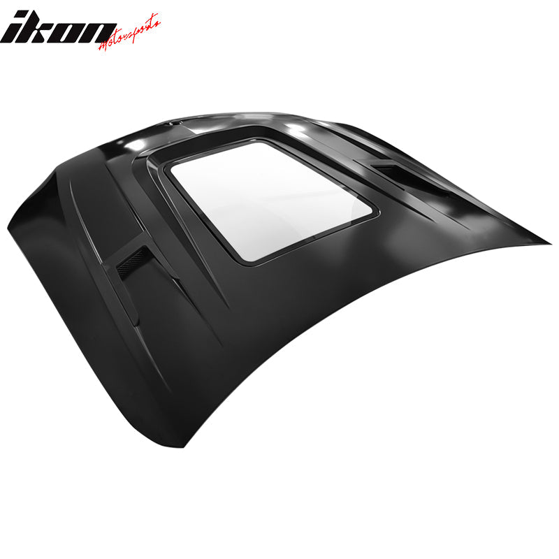 2015-2020 Mercedes Benz W205 Transparent Vented Car Hood Iron