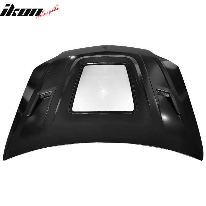 2015-2020 Mercedes Benz W205 Transparent Vented Car Hood Iron