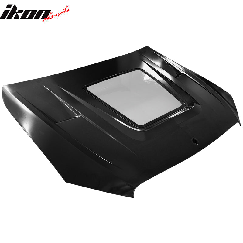 2015-2020 Mercedes Benz W205 Transparent Vented Car Hood Iron