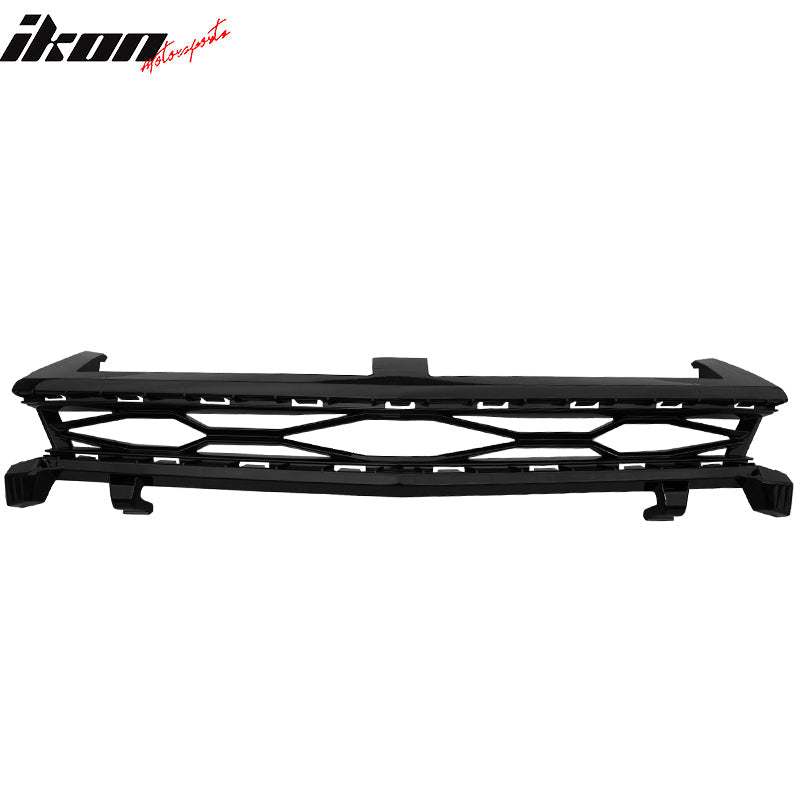 2016-2018 Chevy Camaro 2Dr ZL1 Style Unpainted Black Upper Grille ABS