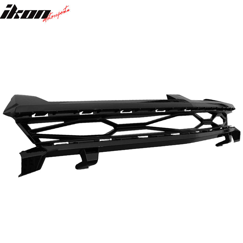 2016-2018 Chevy Camaro 2Dr ZL1 Style Unpainted Black Upper Grille ABS