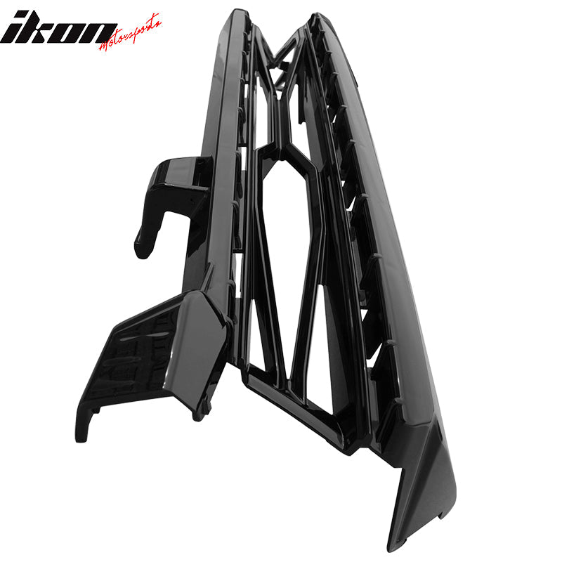 2016-2018 Chevy Camaro 2Dr ZL1 Style Unpainted Black Upper Grille ABS