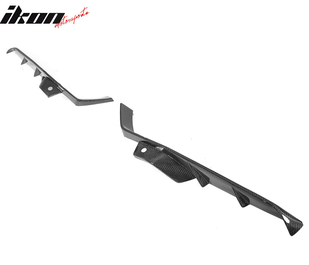 2023-2025 Chevrolet Corvette C8 Front Canard Splitter Carbon Fiber