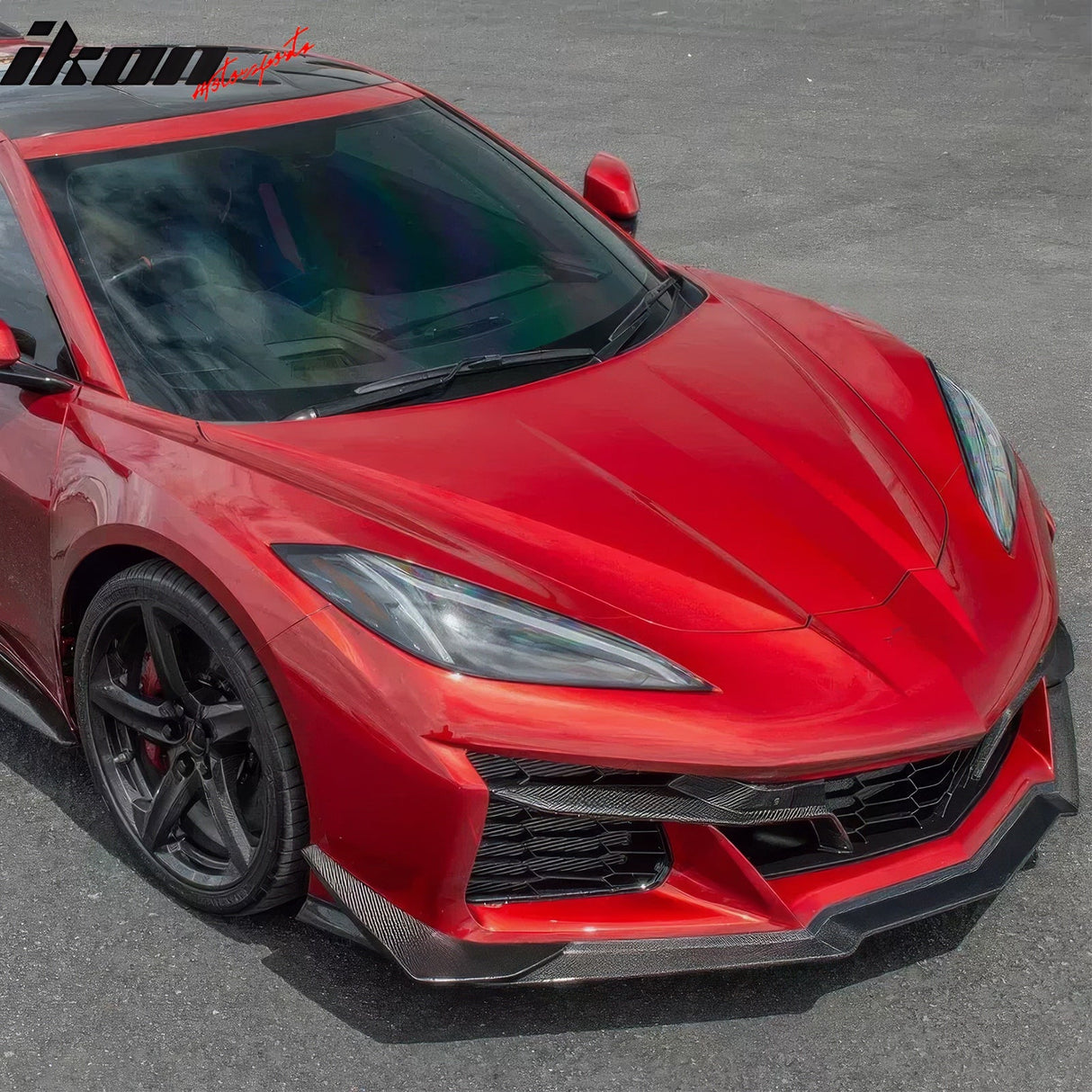 23-25 Corvette C8 Z06/E-Ray/ZR1 Grille Trim Carbon Fiber 2PC Overlay